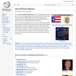 List of Puerto Ricans