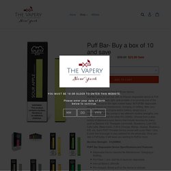 Puff Bar Disposable Device