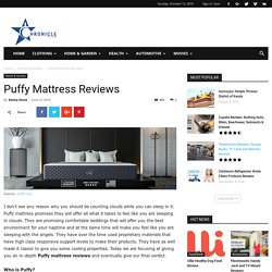 Puffy mattress reviews amazon