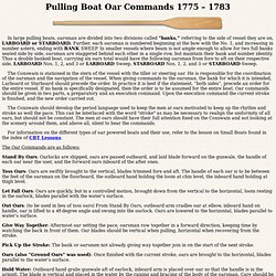 Pulling Boat Oar Commands 1775