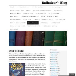 Balladeer's Blog