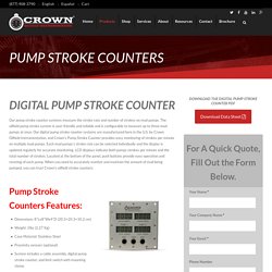 Digital Mud Pump Counters