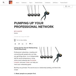 Pumping up your Professional Network