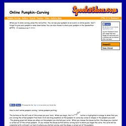 Online Pumpkin-Carving - Spookathon.com