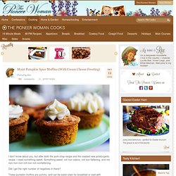 Moist Pumpkin Spice Muffins (With Cream Cheese Frosting)