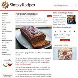 Pumpkin Gingerbread Recipe