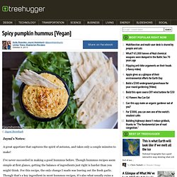 Spicy pumpkin hummus [Vegan]
