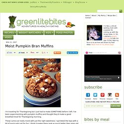 Moist Pumpkin Bran Muffins