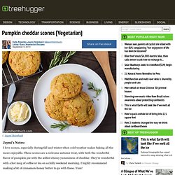 Pumpkin cheddar scones [Vegetarian]