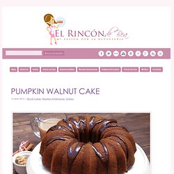 pumpkin walnut cake