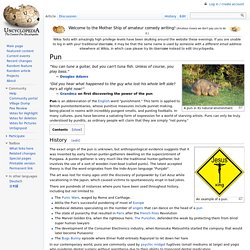 Pun - Uncyclopedia - Wikia