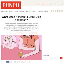 What Does It Mean to Drink Like a Woman?