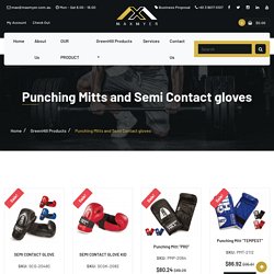 Punching Mitts & Semi Contact Gloves