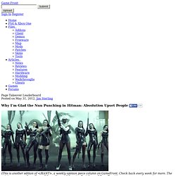 Why I’m Glad the Nun Punching in Hitman: Absolution Upset People