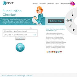 Free Online Punctuation Checker