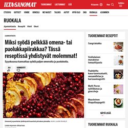 Miksi syödä pelkkää omena- tai puolukkapiirakkaa? Tässä reseptissä yhdistyvät molemmat! - Ajankohtaista