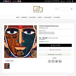 Buy Puppet Maker Panchaali Painting by Nagesh Goud Online – Eikowa