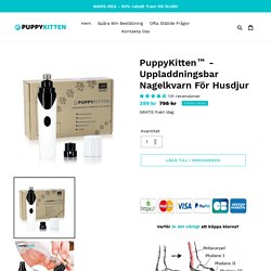 PuppyKitten™ - Uppladdningsbar Nagelkvarn För Husdjur