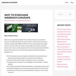 Purchase webroot com safe - Uswebrootcosafe