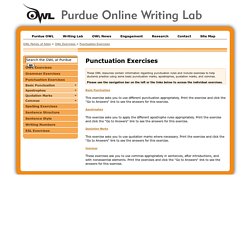 Purdue OWL Writing Exercises