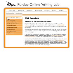 OWL Writing Exercises
