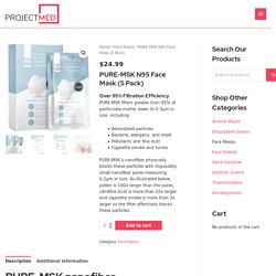 PURE-MSK N95 Face Mask (5 Pack) - ProjectMed