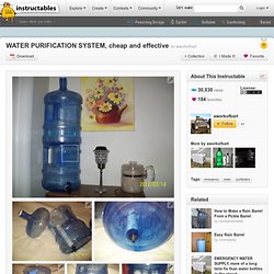 WATER PURIFICATION SYSTEM, cheap and effective