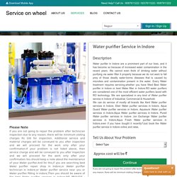 Find Water Purifier Service In Indore