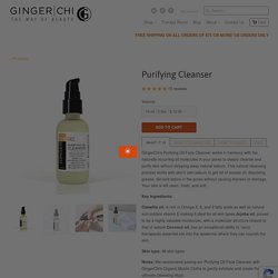Purifying Oil Face Cleanser - GingerChi - The Way of Beauty