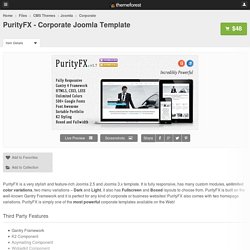 PurityFX - Corporate Joomla Template - CMS Themes