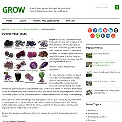 Purple Vegetables « GROWtest.org