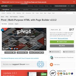 Multi-Purpose HTML with Page Builder v2.0.2