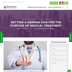 German Visa For Medical Treatment