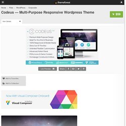 Codeus — Multi-Purpose Responsive Wordpress Theme