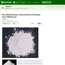 The Multi-Purpose Tamarind Kernel Powder from HRD Gums - by hrdgums - Newsvine