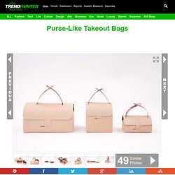 Purse-Like Takeout Bags : "take out box"
