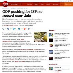 GOP pushing for ISPs to record user data