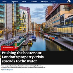 Pushing the boater out: London's property crisis spreads to the water