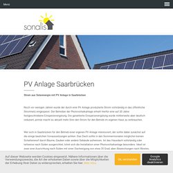 Photovoltaik Saarland