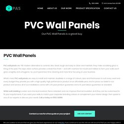 PVC Wall Panels - PVC Wall Cladding Panels for sale