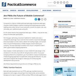 Are PWAs the Future of Mobile Commerce?