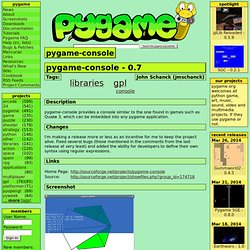 python game development