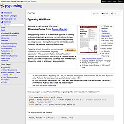 pyparsing.wikispaces