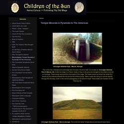 Temple Mounds & Pyramids In The Americas