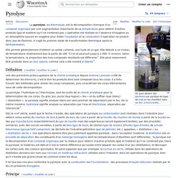 Pyrolyse