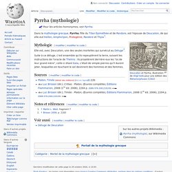 Pyrrha (mythologie)