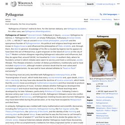 Pythagoras - Wikipedia