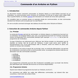 Python/Arduino
