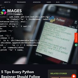 5 Tips Every Python Beginner Should Follow - Mages