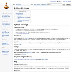 Python bindings